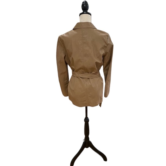 Zara Belted PU Blazer - Picture 2 of 3